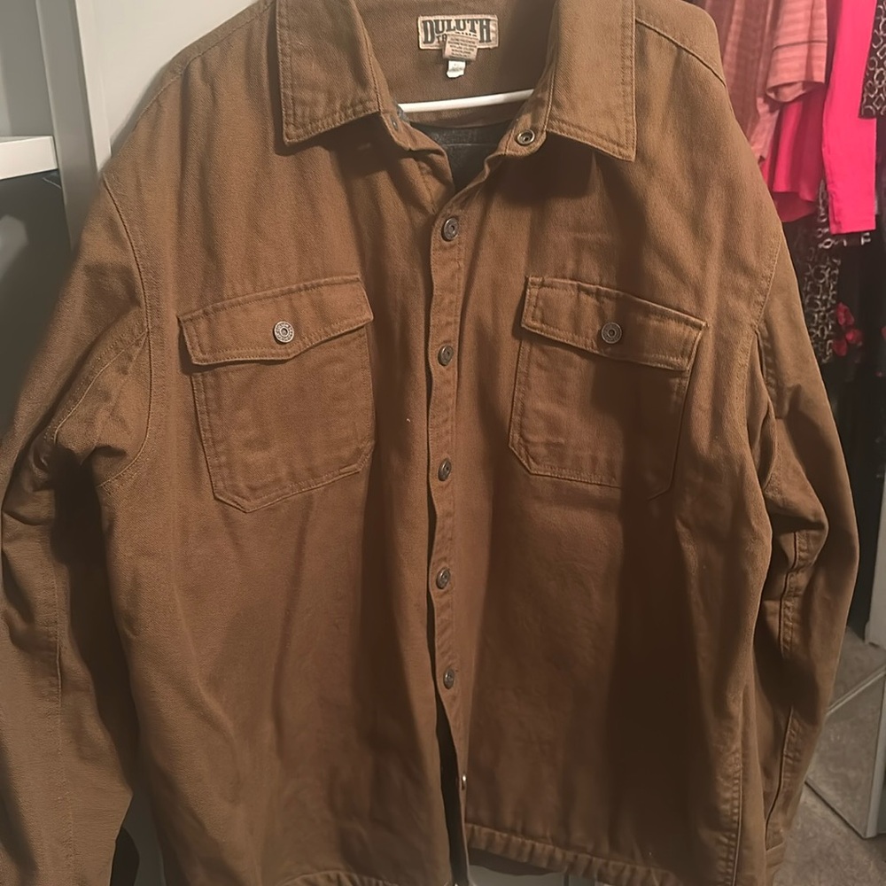 Duluth Trading Co. fleece lined jacket